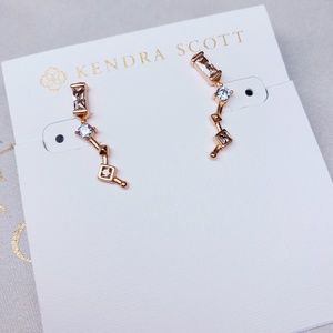 Kendra Scott Sutton Rose Gold Ear Climbers